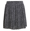 Pleated Printed Mini Skirt