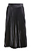 Satin Pleated Midi Skirt Thumb 1