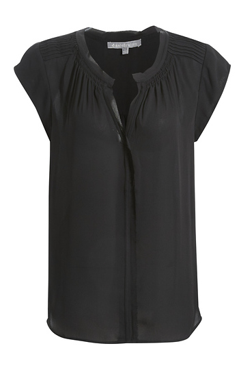 Daniel Rainn Split Neck Blouse Slide 1