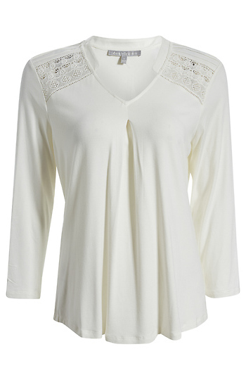 Daniel Rainn Three Quarter Sleeve Top Slide 1