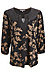 Daniel Rainn Contrasted Floral Print Top Thumb 1