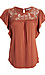 Daniel Rainn Crochet Detail Top Thumb 1