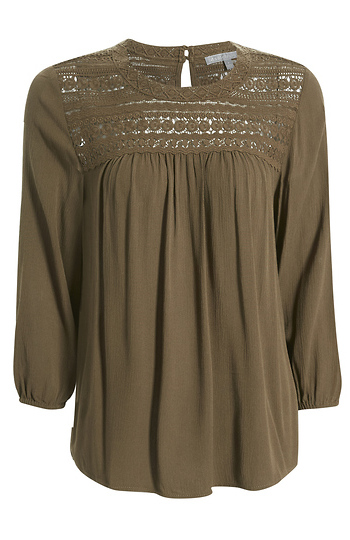 Daniel Rainn Long Sleeve Lace Top Slide 1
