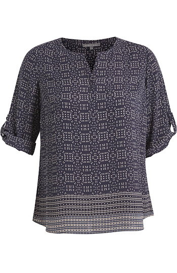 Daniel Rainn Three Quarter Sleeve Top Slide 1