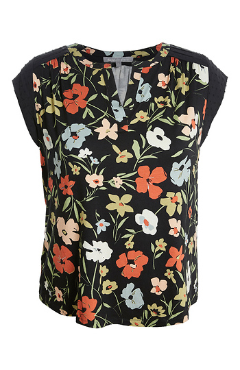 Daniel Rainn Split Neck Top Slide 1