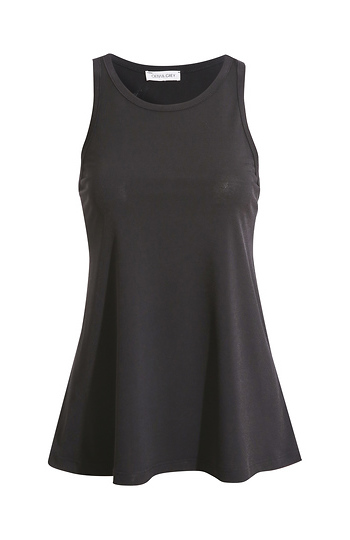 Round Neck Sleeveless Top Slide 1