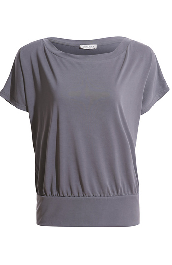 Short Sleeve Boat Neck Top Slide 1