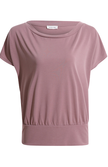 Short Sleeve Boat Neck Top Slide 1