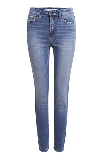 High Rise Crop Denim Slide 1