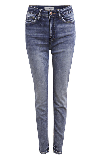 Super High Rise Ankle Denim Slide 1