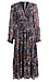 Surplice Floral Midi Dress Thumb 1