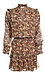 Cheetah Print Button Up Mini Dress Thumb 1