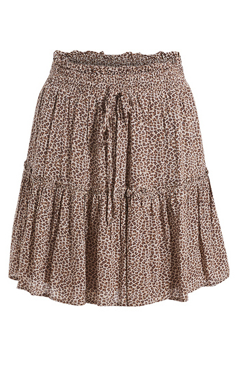 Animal Print Mini Skirt Slide 1