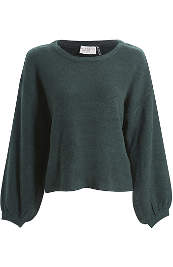 Long  Balloon Sleeve Pullover Slide 1