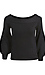 Balloon Sleeve Off-the-Shoulder Sweater Thumb 1