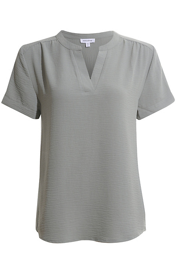 Short Sleeve V-Neck Slide 1