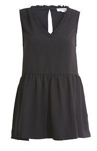 V-Neck Baby Doll Blouse Slide 1
