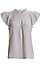 Smocked Ruffle Sleeve Top Thumb 1