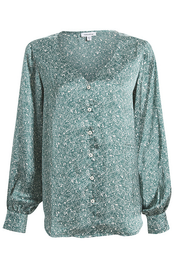 Long Sleeve Printed Blouse Slide 1