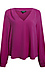 V Neck Drop Hem Blouse Thumb 1