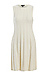 Sleeveless Cable Knit Sweater Dress Thumb 1