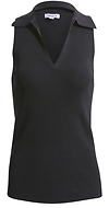 Sleeveless Polo Tank Top