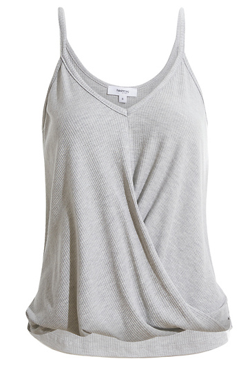 Surplice Sleeveless Knit Top Slide 1