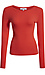 Long Sleeve Ribbed Top Thumb 1