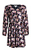 Floral Velvet Wrap Mini Dress Thumb 1