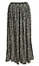 Leopard Print Pleated Midi Skirt Thumb 1