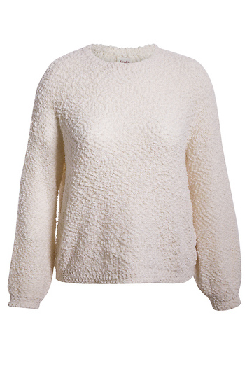 Popcorn Knit Pullover Slide 1