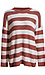 Velvet Yarn Knit Striped Sweater Thumb 1