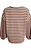 Contrast Stripe Sleeve Knit Top Thumb 2