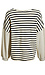 Contrast Stripe Sleeve Knit Top Thumb 2