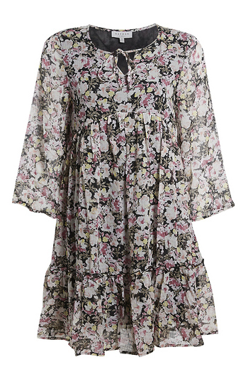 Floral Bell Sleeve Dress Slide 1