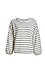 Striped Drop Shoulder Knit Top Thumb 1