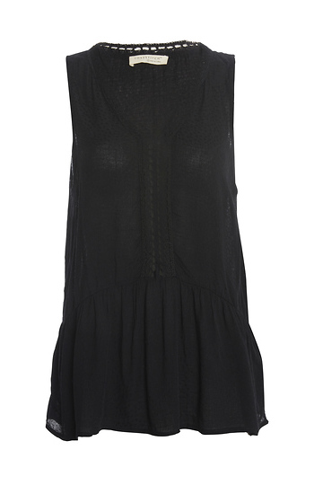 Textured Crochet Insert Cami Slide 1