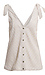 Linen Blend Striped Tie Shoulder Tank Top Thumb 1