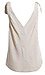 Linen Blend Striped Tie Shoulder Tank Top Thumb 2