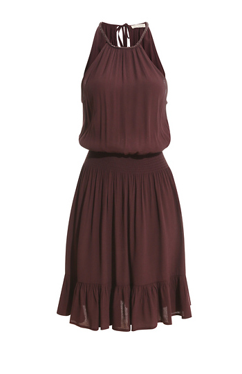 Beaded Halter Neck Dress Slide 1