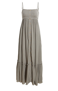 Smocked Maxi Dress Slide 1