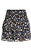 Floral Print Smocked Waist Mini Skirt Thumb 1