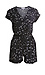 Short Sleeve Printed Romper Thumb 1