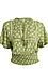 Smocked Waist Printed Top Thumb 1