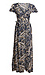 Surplice Front Printed Maxi Dress Thumb 1