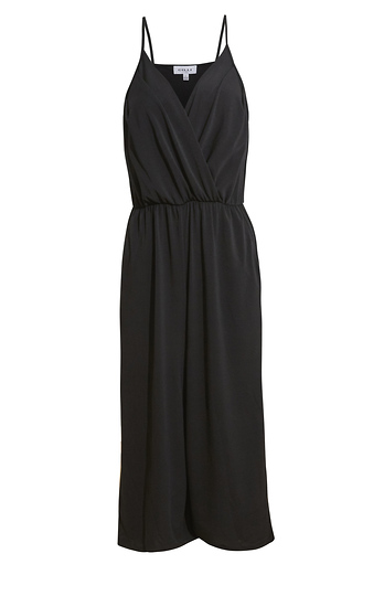 Tie Detail Cropped Jumpsuit Slide 1