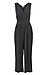 Surplice Neckline Cropped Jumpsuit Thumb 1