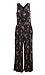 Surplice Cropped Floral Jumpsuit Thumb 1