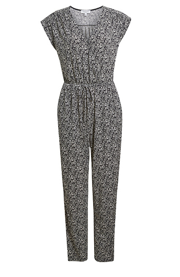 Wrap Floral Print Jumpsuit Slide 1
