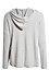 Ribbed Contrast Hooded Top Thumb 2